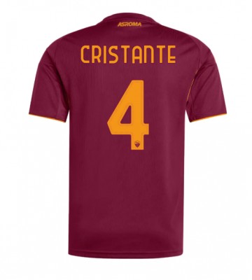 AS Roma Bryan Cristante #4 Hjemmebanetrøje 2025-26 Kortærmet